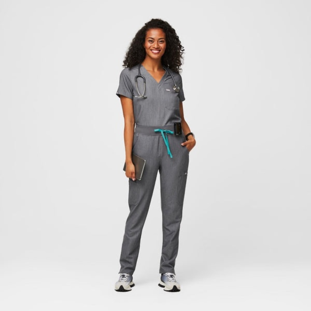 Figs Scrub Set Medium Grey